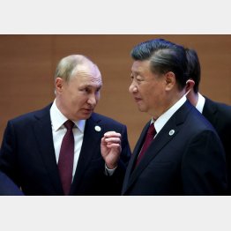 おねだりか恫喝か（ロシアのプーチン大統領と中国の習近平国家主席）　（Ｃ）ロイター／ Sputnik