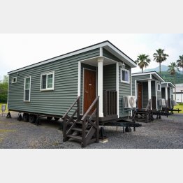 トレーラーハウスも人気