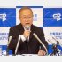 出馬会見した有田芳生氏（Ｃ）日刊ゲンダイ
