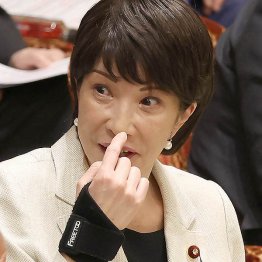 いつまで抗うつもりか（高市早苗経済安保担当相＝参院予算委、28日）／（Ｃ）日刊ゲンダイ