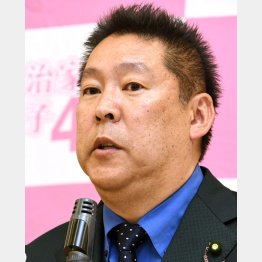 党首に復帰した立花孝志氏（Ｃ）日刊ゲンダイ
