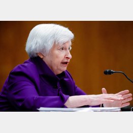 FRB議長も務めたイエレン財務長官の発言は重たい（Ｃ）ロイター