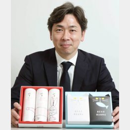 19代目としてトップセールスも精力的に行う（Ｃ）日刊ゲンダイ