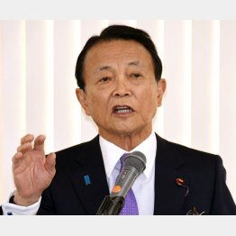 戦える自衛隊にというが…（自民党の麻生太郎副総裁）／（Ｃ）日刊ゲンダイ