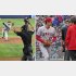導入早々に、大谷（右）も千賀（左）もピッチクロック違反を取られた（Ｃ）共同通信社
