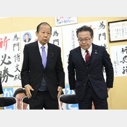 和歌山1区が唯一落選…世耕弘成参院幹事長（右）には責任論（Ｃ）共同通信社