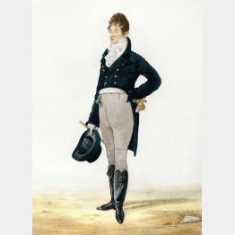 ボー・ブランメル（print by Robert Dighton, 1805）／（Ｃ）wikimedia commons