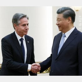会談の中身は…（ブリンケン米国務長官と中国の習近平国家主席）／（Ｃ）ロイター