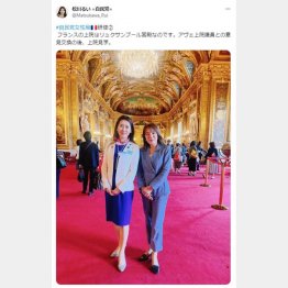 松川るい参院議員のSNSより