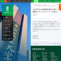 （東京農業大学のHPから）