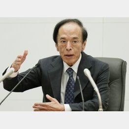 植田日銀が不可思議な説明（Ｃ）共同通信社