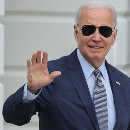 支持率86％を誇るバイデン米大統領だが…（Ｃ）ロイター