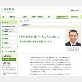 （山田養蜂場の公式HP）