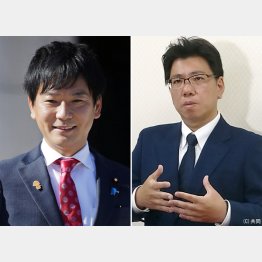 2人は吉村大阪府知事の同期（報酬二重取りが明らかになった池下卓衆院議員、セクハラ問題で辞任した笹川理・元大阪府議＝右）／（Ｃ）共同通信社