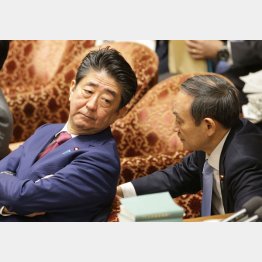 政治の劣化はさらに加速（安倍元首相と菅前首相）／（Ｃ）日刊ゲンダイ