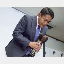 惨敗を喫した自民党の西内健氏（Ｃ）共同通信社