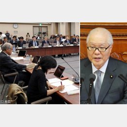 5年延長議論がスタート（社会保障審議会、右は武見敬三厚労相）／（Ｃ）日刊ゲンダイ