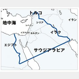 大イスラエルの予想図（作成／松島修）