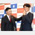 阿部監督（左）と中大・西舘は「先輩と後輩」の間柄（Ｃ）日刊ゲンダイ