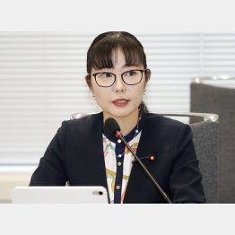 トップはこの人、加藤鮎子大臣（昨9日のこども家庭庁「支援金制度を巡る有識者会議」初会合で）／（Ｃ）共同通信社