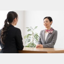 受付は会社の顔