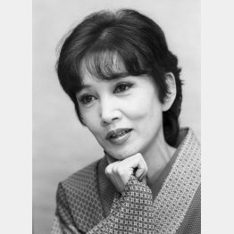 浅丘ルリ子（Ｃ）共同通信社