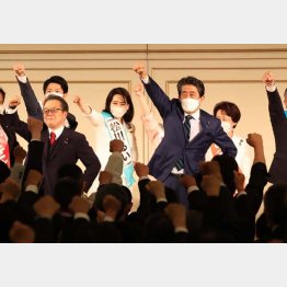 清和政策研究会パーティーでの安倍元首相（2022年5月撮影）／（Ｃ）日刊ゲンダイ