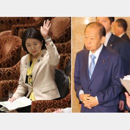 二階派強制捜査を受けて慌てて離脱の自見はなこ地方再生相（左）に二階俊博会長は「怒髪天」／（Ｃ）日刊ゲンダイ