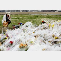 中学生の遺体が見つかった多摩川河川敷（Ｃ）共同通信社