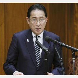 案の定、従来の答弁を繰り返すだけ（衆院政倫審で答弁する岸田首相＝29日）／（代表撮影）