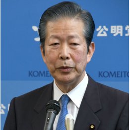 「平和の党」も、みるみるうちに“死の商人”仲間入り（公明党の山口那津男代表）／（Ｃ）日刊ゲンダイ