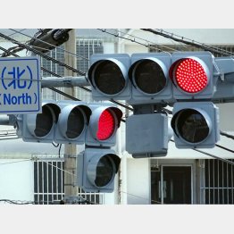 信号機のLEDに強み