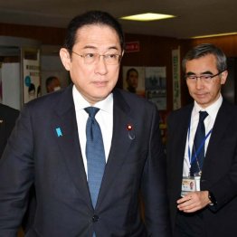 いつものやってるふり（岸田文雄首相）／（Ｃ）日刊ゲンダイ