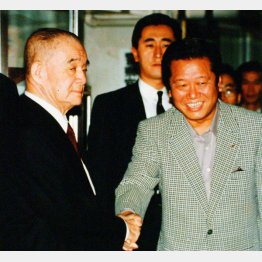 金丸を「親」とも慕った小沢一郎氏（Ｃ）日刊ゲンダイ