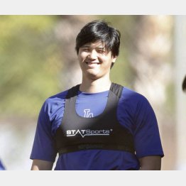 大谷流はケガの元（Ｃ）共同通信社