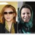 迷惑極まりないが、名前をかたられたYOSHIKI氏（左）とアイシャ・カダフィ氏（Ｃ）日刊ゲンダイ