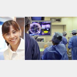 右は比嘉利沙子医師（提供写真）