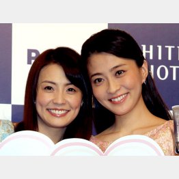 姉の麻耶さん（左）も心配…（Ｃ）日刊ゲンダイ