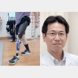 右は田中清和部長（提供写真）