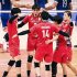 日本代表（Volleyball World提供・共同）