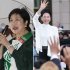 3選に向けアクセルの小池都知事（左）、追い上げ迫る蓮舫氏（Ｃ）日刊ゲンダイ