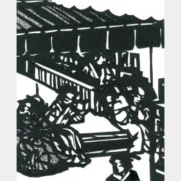 切り絵・小宮山逢邦