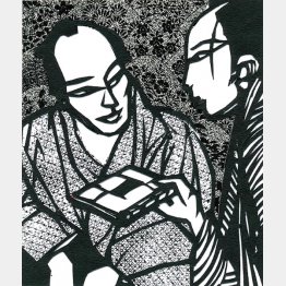 切り絵・小宮山逢邦