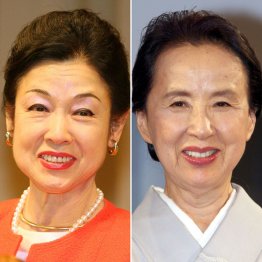若尾文子（左）と八千草薫（Ｃ）日刊ゲンダイ
