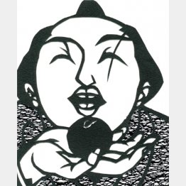 切り絵・小宮山逢邦
