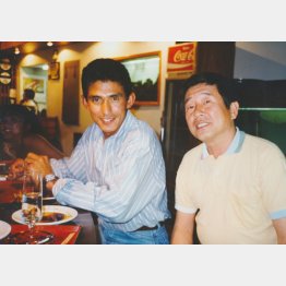 鈴木亜久里（左）と（筆者提供）