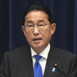 自民党総裁選への不出馬を表明する岸田首相（Ｃ）共同通信社