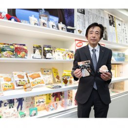 尾西食品の市川伸介社長（Ｃ）日刊ゲンダイ
