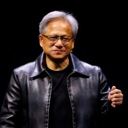 エヌビディアのフアンCEO（Ｃ）ロイター