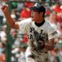 998年甲子園夏の大会・準々決勝で松坂大輔と投げ合った（提供写真）